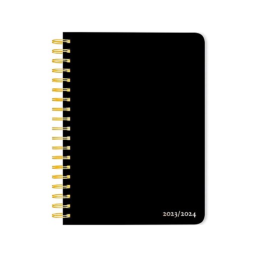 2024 Plato 6" x 7.75" Academic & Calendar Weekly Planner, Paperboard