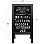 Excello Global Products Sidewalk A-Frame 20" x 27" Poster Holder, Black (EGP-HD-0084-BLK)~#|#~1383E9A8-DD94-44D5-B971FE9A03D5F926_sc7