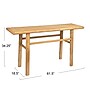 Storied Home Reclaimed Elm Wood Console Table, Natural (AH1435)~#|#~1385465F-1B20-4E94-BF8F155D665FDAF6_sc7