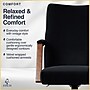 Finch NEO ONE Ergonomic Velvet Fabric/Wood Swivel Executive Chair, Black (52304-BLK)~#|#~1386D893-A4F1-46E4-9E0B6BB8C436A51B_sc7