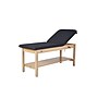 Aristo Wood Physician Exam Table with Shelf , Adjustable Backrest, Paper Cutter, and Holder, 500lbs. Capacity, Black ~#|#~13891A15-1FB5-410C-9D77888BA162B462_sc7