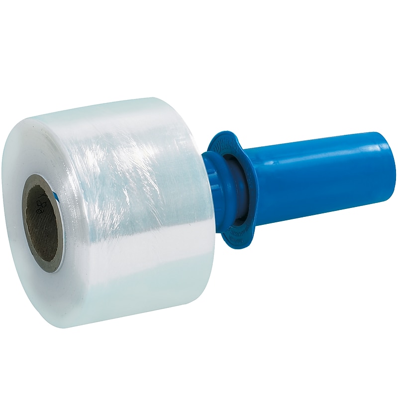 3" x 1500' 80 Gauge Cast Stretch Wrap, Clear, 12/Carton (GOOD380VSR) image 1