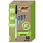 BIC Ecolutions Round Stic Ballpoint Pens, Medium Point, Black Ink, 50/Pack (GSME509-BLK)~#|#~138AEFB5-9102-4459-B56F15E113CCB57B_sc7
