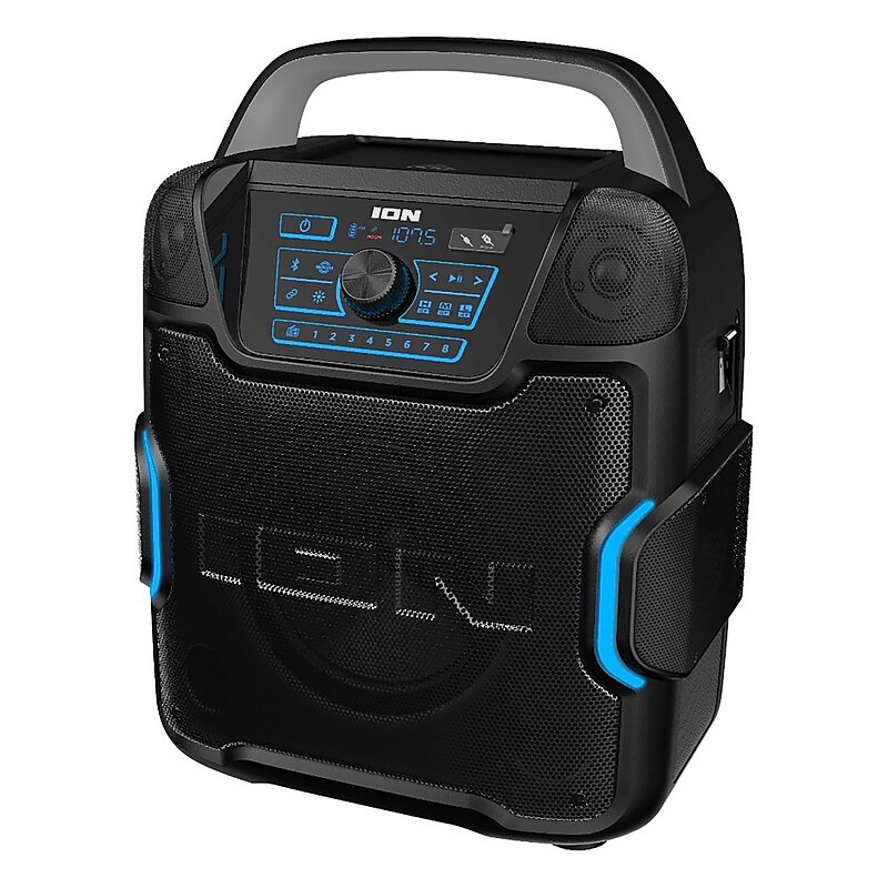 ION Sport 320° Bluetooth Portable All-Weather Speaker, Water Resistant, Black (SPORT320XUS) image 1