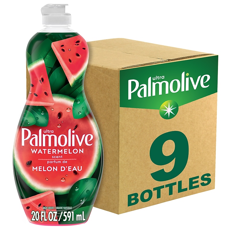 Palmolive Ultra Experientials Liquid Dish Soap, Watermelon Splash Scent, 20 oz., 9/Carton (61047428CT) image 1