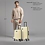 InUSA Trend 2-Piece Hardside Spinner Luggage Set, TSA Checkpoint Friendly, Sand (IUTRE0SM-SAN)~#|#~13937F0F-20AC-4236-8B4B5EF459C55E35_sc7