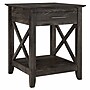 Bush Furniture Key West 20" x 20" End Table, Dark Gray Hickory (KWT120GH-03)~#|#~13940D4A-EE15-48A8-BBEA6752837DE800_sc7