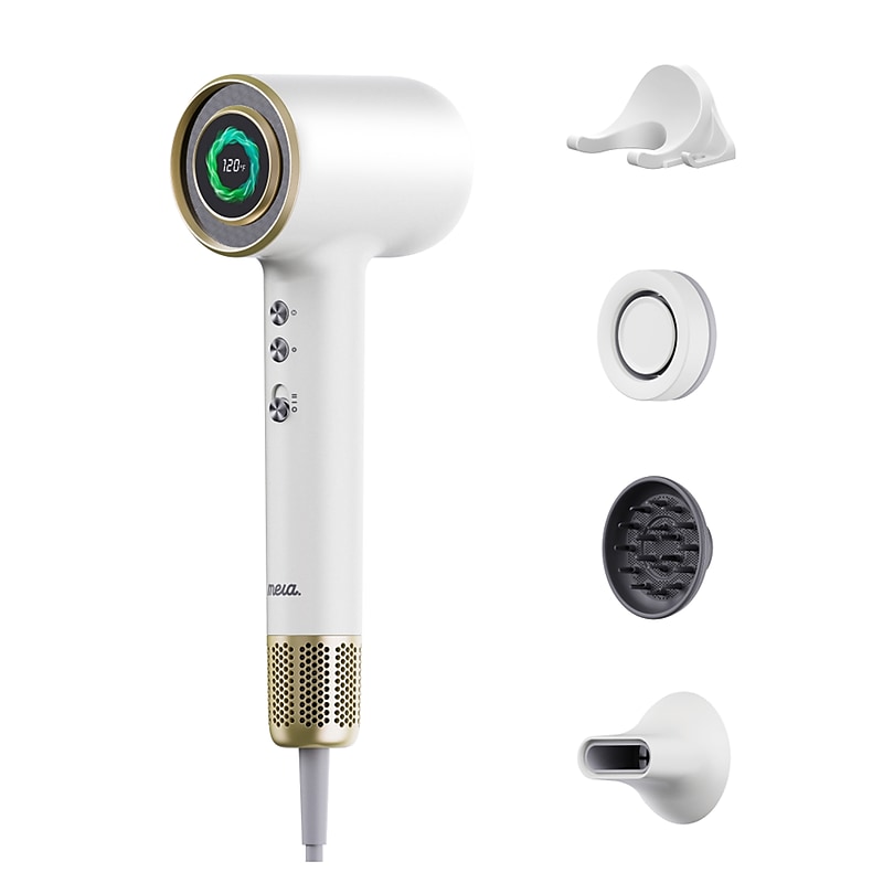 Mera Pro Bi-Ionic High-Speed Aromatic Hair Dryer, Gold White (MC0152106) image 1