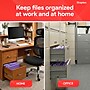 Staples Hanging File Folders, 1/5-Cut Tab, Letter Size, Purple, 25/Box (ST419200-CC)~#|#~139C1C18-A015-496E-9D93D4B4FA91EF07_sc7
