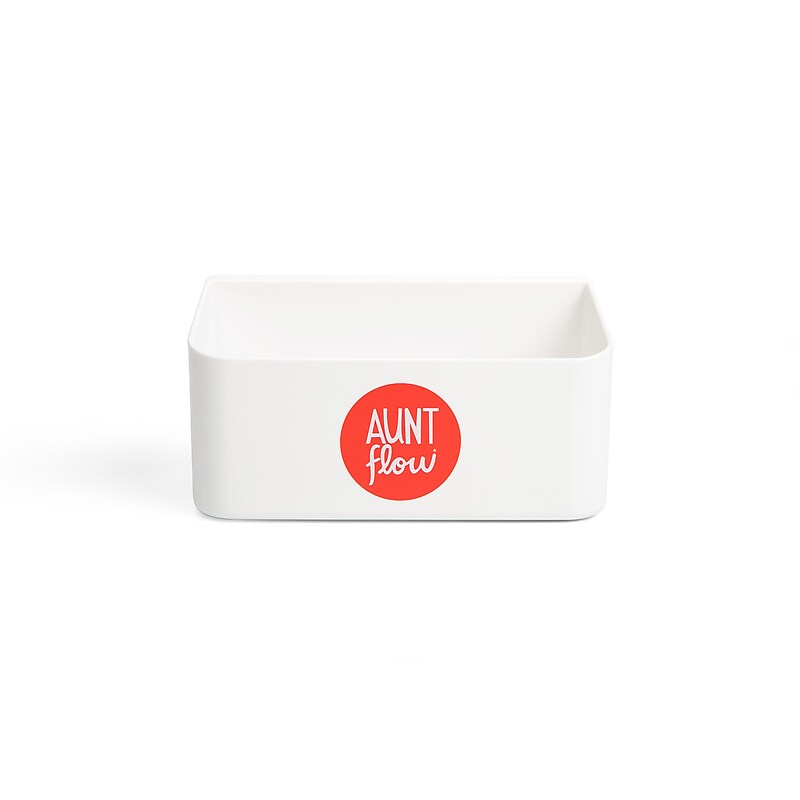Aunt Flow Sanitary Pad and Tampon Display Box, White (DISP-BOX-2) image 1