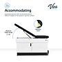 Viva Comfort Slimline Exam Table Base with Leg Rest, Step Stool and Drawers, 420 lbs Capacity, Black (ADI996-FBASE-M2-BLK)~#|#~139E56C8-83BF-4E0D-A528C40A689A9C88_sc7