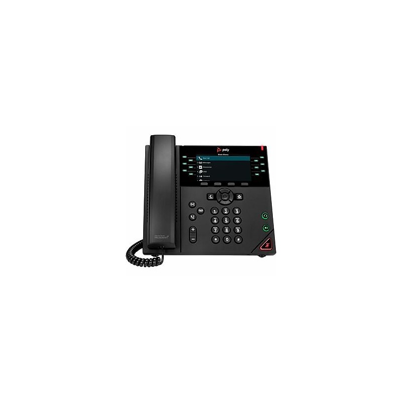 Poly Voice VVX 450 VOIP Phone with Digital Answering, Black (8B1L7AA#AC3) image 1