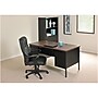 Hirsh 60"W Double-Pedestal Computer Desk, Black/Walnut (20101)~#|#~13A2B2D0-F9DE-454E-9408A59744B93947_sc7