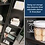 Sauder HomePlus 71"H Storage Cabinet with 12 Shelves, Raven Oak (446898)~#|#~13A3494E-E7EF-47D7-81A6947999A6E644_sc7