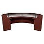 Regency Marque 142"W Curved Reception Desk Workstation, Mahogany (77314MH)~#|#~13AED17A-1977-449A-A62BB46B371EC070_sc7
