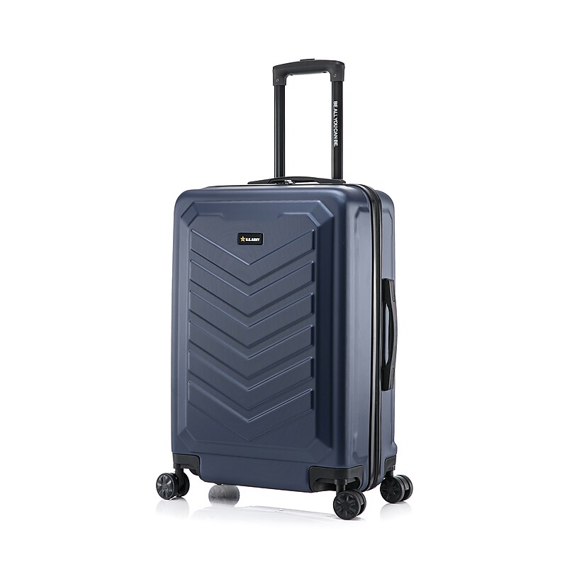 US Army FOX 24" Hardside Suitcase, 4-Wheeled Spinner, TSA Checkpoint Friendly, Navy Blue (USLFOX00M-BLU) image 1