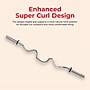 Sunny Health & Fitness 48" Olympic Super Curl Bar with Ring Collars (SF-OB03-48)~#|#~13B31CA4-C94D-4023-9CEA896A9321E1FA_sc7