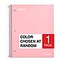 Staples 1-Subject Notebook, 8" x 10.5", Wide Ruled, 100 Sheets, Color chosen at random (ST63064C)~#|#~13BC4654-0173-48C8-8E510D2F6674B1ED_sc7