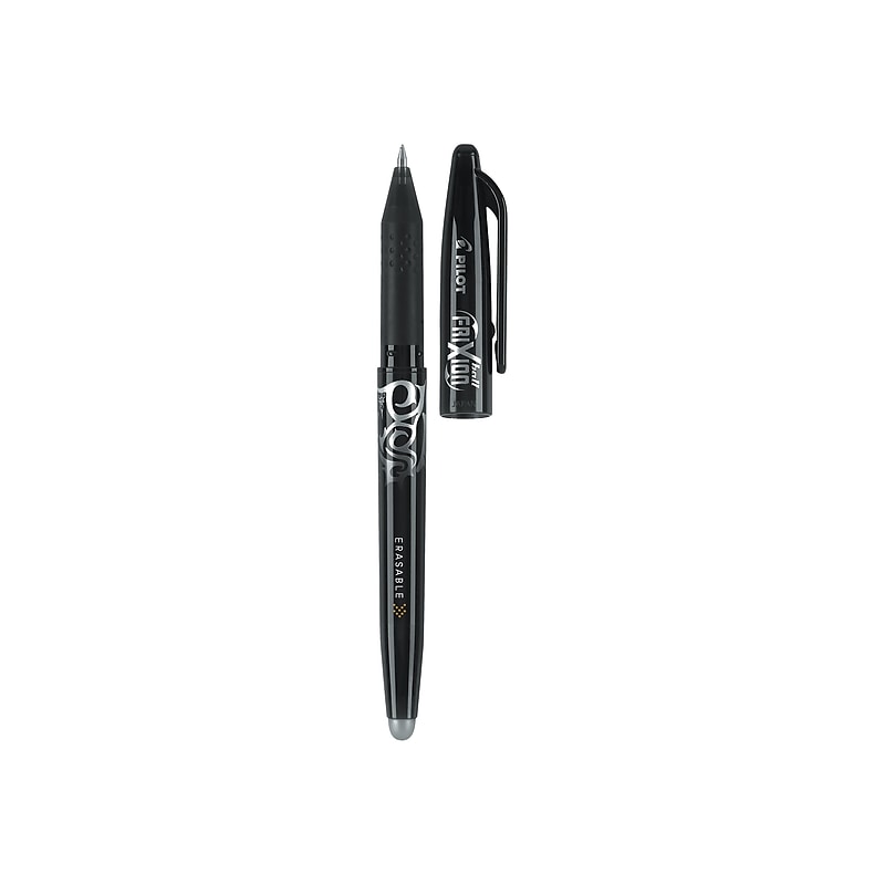 Pilot FriXion Ball Erasable Gel Pen, Fine Point, 0.7mm, Black Ink (FX7-BLK-BC) image 1