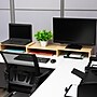 Mind Reader Adjustable Dual Monitor Stand, Up to 44 lbs., Brown (MDFMOND-BRN)~#|#~13BE12AD-E7A2-49FB-BFADBB0D16F7BDA5_sc7