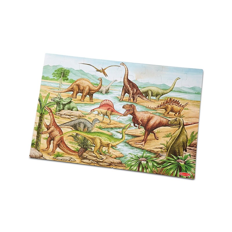Melissa & Doug 48-Piece Dinosaurs Floor Puzzle (421) image 1