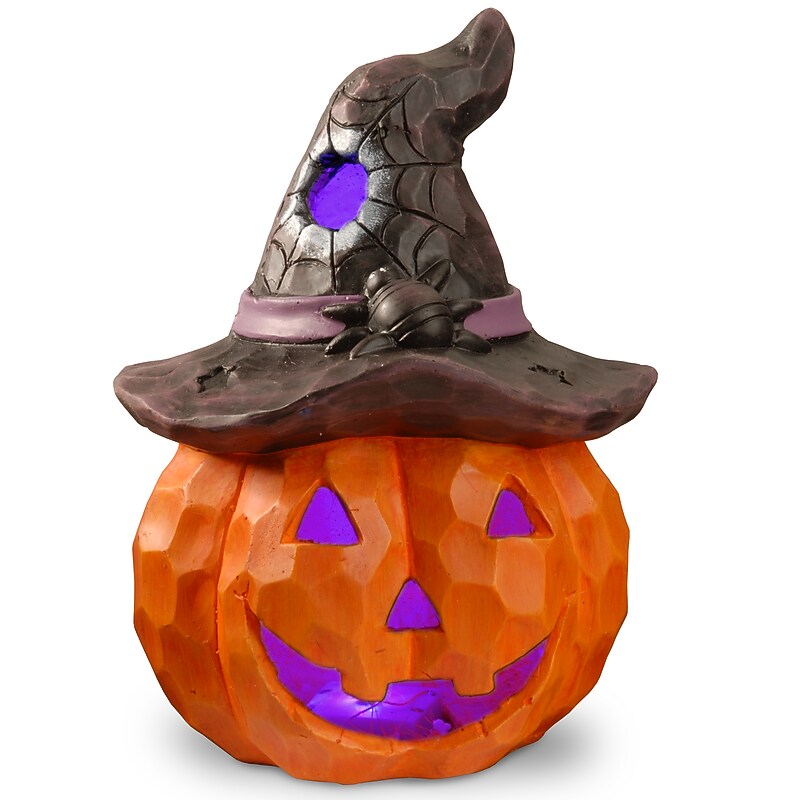 National Tree Company 14 " Lighted Halloween Jack-O-Lantern (PG11-13900) image 1
