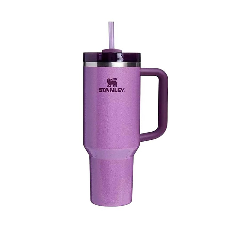 Stanley Quencher Stainless Steel Double Wall Insulated Tumbler, 40 oz., Hammertone Lilac (10-12552-061) image 1