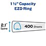 Avery Durable 1 1/2" 3-Ring View Binders, D-Ring, White (09401)~#|#~13CFEDA8-4280-4BFE-A36D25002A7F80A6_sc7