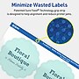 Avery TrueBlock Laser/Inkjet Decorative Edge Multipurpose Labels, 2.5" Dia., White, 90/Pack (94516)~#|#~13D0AD1B-F439-44F1-8154D3362E99CCF4_sc7
