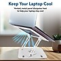 Uncaged Ergonomics 10.2" x 10" Metal Swivel Laptop Stand 2.0, White (SLS-White)~#|#~13D5BA20-44B2-4954-99CCCED534AC6067_sc7