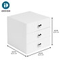 InterDesign Original Plastic 3-Drawer Organizer, White (35301)~#|#~13DB1F2D-E067-4A33-8BC5DC481CF1F4C1_sc7