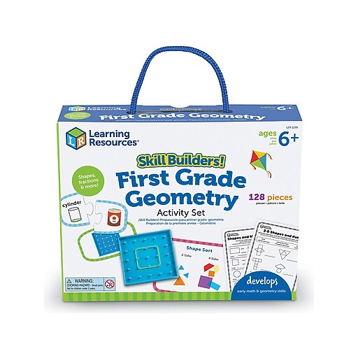 Learning Resources Skill Builders! FirstGrade Geometry Activity Set