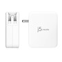 j5create 130W GaN USB-C 4-Port Charger for Laptops, Tablets, and Mobile Devices, White (JUP43130)~#|#~13DEF88B-5C36-462A-9C4220095744DD75_sc7