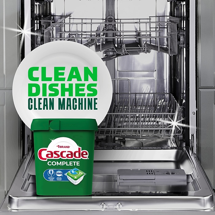 Cascade Complete ActionPacs Dishwashing Detergent Pacs, Fresh