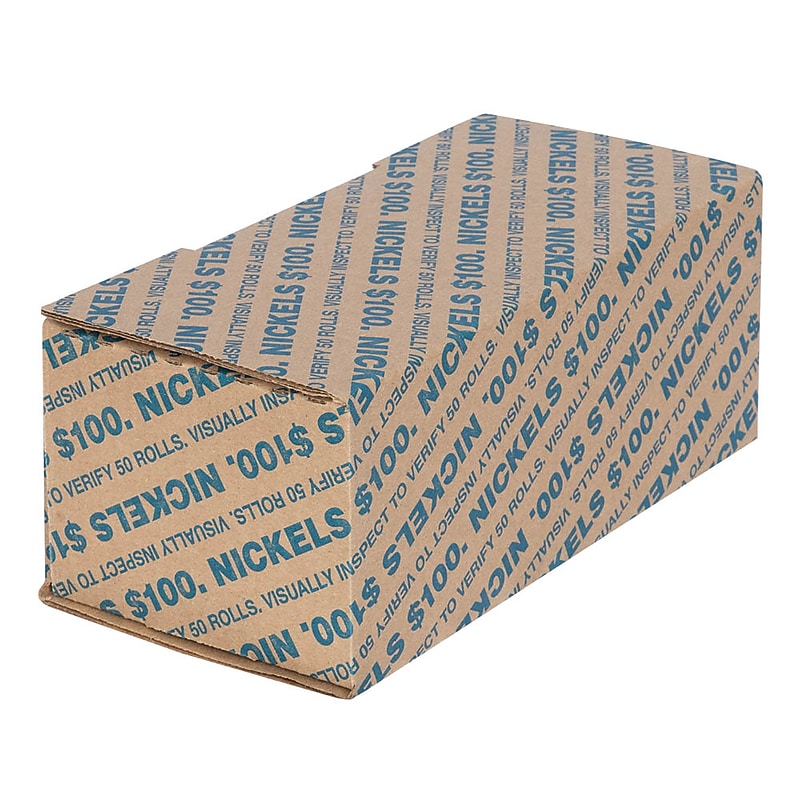 Bank Supplies Coin Boxes, 50/Box (113-20005) image 1