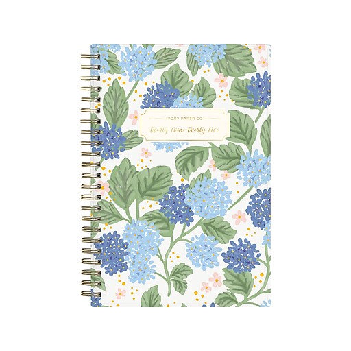 20242025 Blue Sky Ivory Paper Co Julieanne 5" x 8" Academic Weekly