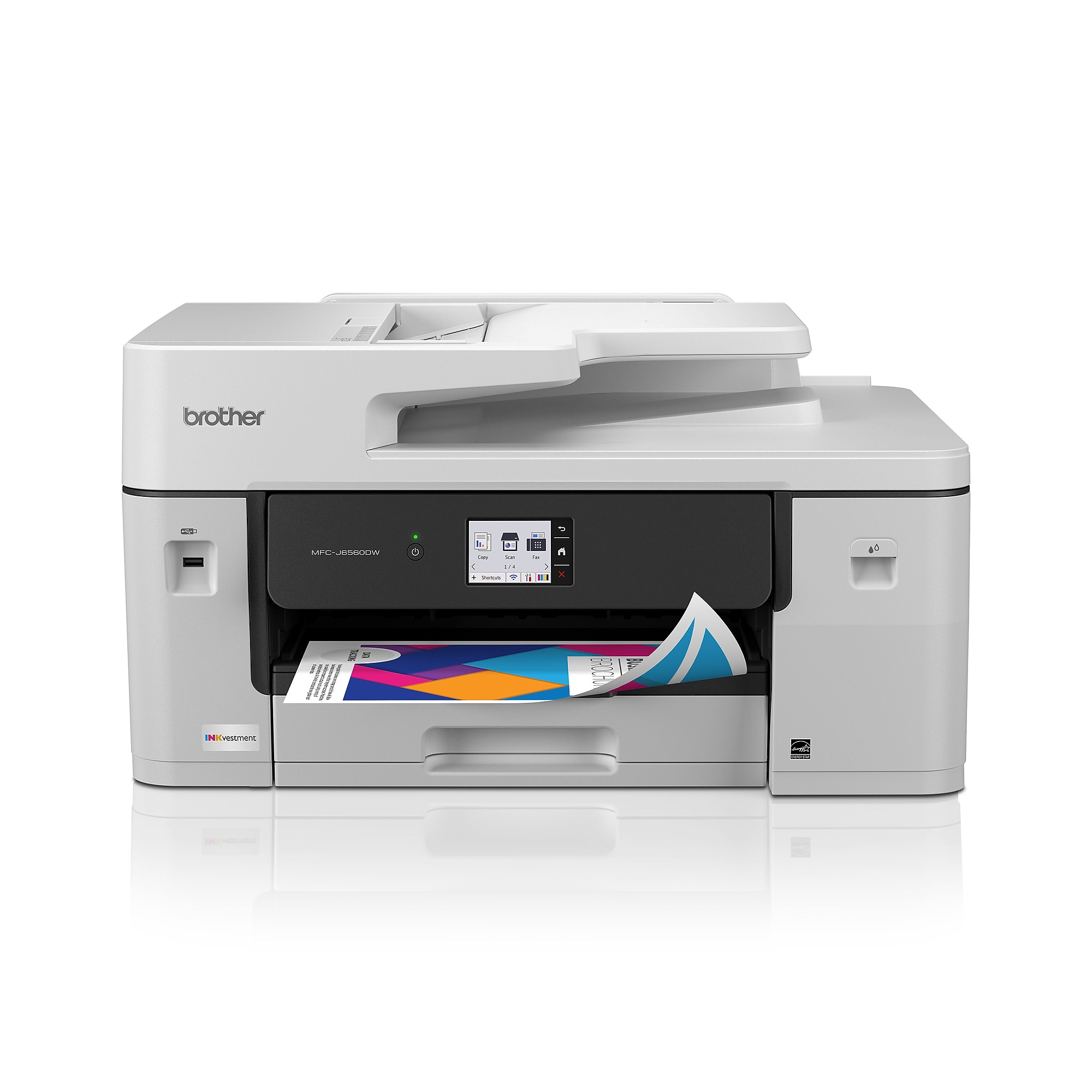 Brother INKvestment MFC-J6560DW Wireless Color All-in-One Inkjet Printer, Best for Home Office Sansujyuku sansujyuku.com