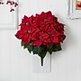 Nearly Natural 24-in Poinsettia Artificial Plant (6077-S2)~#|#~13F2F727-7560-42C4-88299D4C47F63C88_sc7
