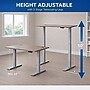 Boss Office Products 66"W Electric Rectangular Adjustable Standing Desk, Driftwood (SGSD035DW)~#|#~13F706CD-5C95-4287-A572B8B2A3754970_sc7