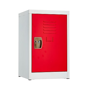AdirOffice 24" Steel Single Tier Red Storage Locker (629-02-RED)