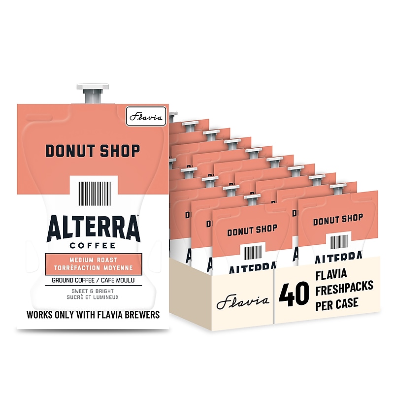 Alterra Donut Shop Coffee Flavia Freshpacks, Medium Roast, 40/Carton (48140) image 1
