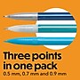BIC Xtra Variety Pack Mechanical Pencils, Various Tips, #2 Lead, 60/Pack (WX7TG026-BLK)~#|#~1400FB77-D583-4CD0-83AAE63977F15B8D_sc7