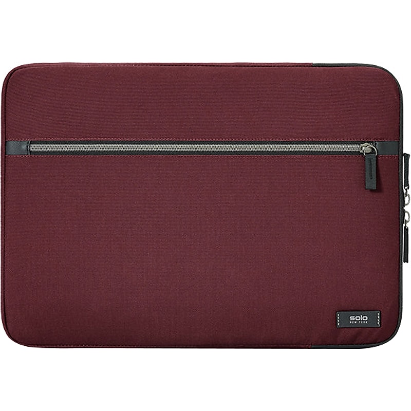 Solo New York Mott 15.6" Polyester Laptop Sleeve, Red (EXE100-12) image 1
