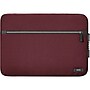 Solo New York Mott 15.6" Polyester Laptop Sleeve, Red (EXE100-12)~#|#~1404F04F-8506-458B-8A5AFC33E64A9A7E_sc7
