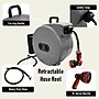 Hose Reel Pro Heavy Duty Retractable Garden Hose Reel, 1/2" x 100', Black (GHR-1/2-BK-100)~#|#~140AACFB-5C54-4F4A-B9B9316F51217AB0_sc7