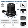 Uncaged Ergonomics Retractable Power Strip with USB-C, 4 AC Outlets, 4 USB Ports and 6ft Retractable Cord, Black (RC-black)~#|#~14104AFF-B4BD-43DF-A914DFF7367FCC27_sc7