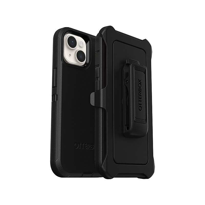 OtterBox Defender Series Black Rugged Case for iPhone 14 Plus (77-88362) image 1