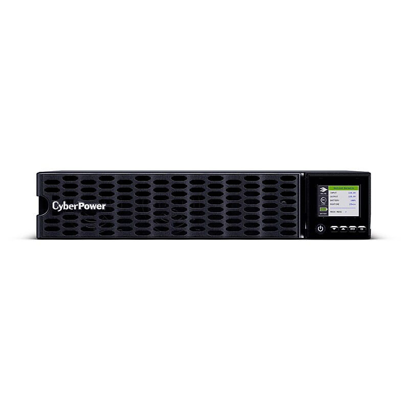 CyberPower Smart App 1000VA 8-Outlet Double-Conversion Online UPS, Black (OL1KRTHD) image 1