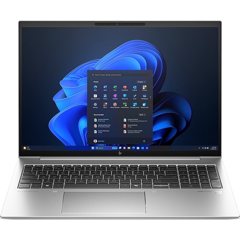 HP EliteBook 865 G11 16" Touchscreen Laptop, AMD Ryzen 5, 3.5Ghz, 16GB RAM, 512GB SSD, Windows 11 Pro (A6TK4UT#ABA) image 1
