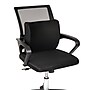 Mind Reader Memory Foam Lumbar Support Pillow with Air-Cloud Technology, Black (BACKSAM-BLK)~#|#~142EDF26-A3A2-42E7-903505812D9E2B31_sc7